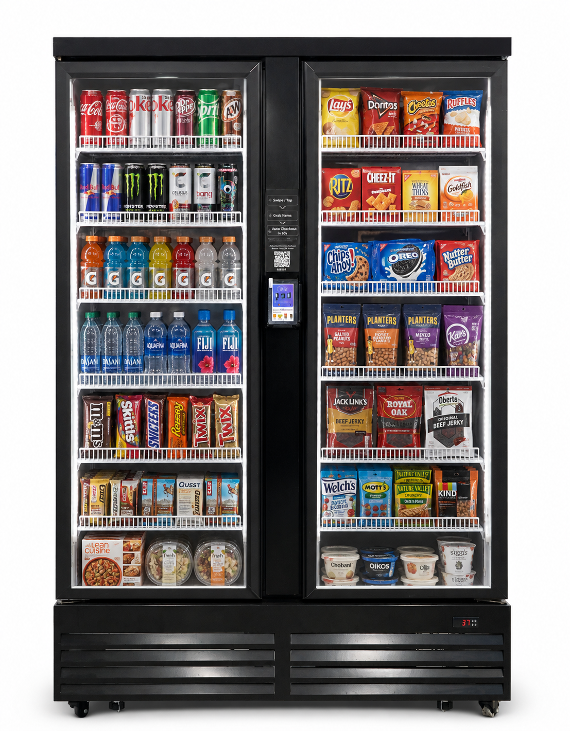 HaHa Ultra smart vending machine stocked with popular and healthy products